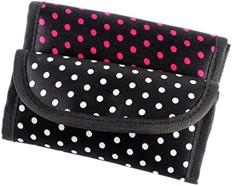 JISETY Crochet Hook Pouch Knit Crocheting Needle Case Holder Cover Organizer Bag
