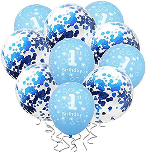 1st birthday balloons card factory