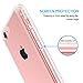 iXCC Case for Apple iPhone 8, iPhone 7 (4.7 Inch 2016 Release), Crystal Clear Cover Case, Shock Proof, Scratch Proof, with Hard Plastic Back Plate and Soft TPU Gel Bumper - Clear