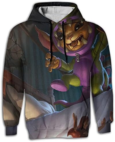 Odden Men's 425-League Of Legends Hoodies Sweatshirts Hip Hop Hooded Hoodie