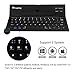 Amagoing Universal Portable Foldable Wireless Bluetooth Keyboard with Kickstand for IOS Andriod Windows Smartphone Tablet Black