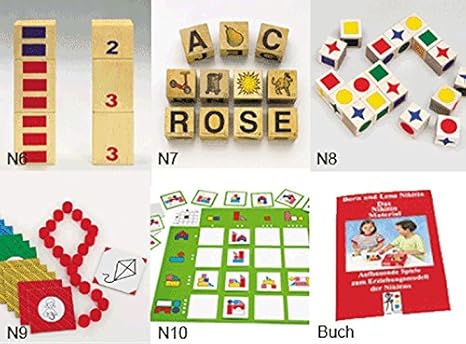 Nikitin Förderpaket Nikitin Spiele N6-N10 + Buch
