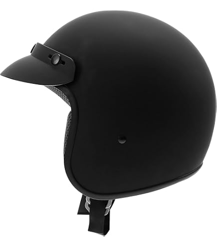 Amazon.com: Japanese Style FRP Open Face Motorcycle Helmet Retro Jet 3/4  Helmet DOT/ECE Approved Motorbike Helmet for Men Women Double D Buckle  Light Solid Color Moped Scooter Cruiser A,M=(54-55CM) : Automotive