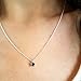 Dazzlingrock Collection 0.27 Carat (ctw) 14K Round Cut Black Diamond Ladies Solitaire Pendant 1/4 CT, White Gold