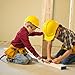 Active Kyds Adjustable Yellow Hard Hat for Kids Construction Costume (Small)
