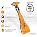 Stocking Stuffer - Wood BBQ Tool, Safer Grill Scraper for Outdoor Barbecue Cleaning. North American Cedar, Ergonomic Grip, Bristle Free Cleaner, Naturally Forms to All Grills