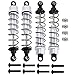4-Pack HobbyPark Aluminum Front & Rear Shock Absorber Assembled For AXIAL SCX10 Option Hop-Up Parts Replacement