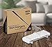 Pack of 12 Premium Quality Plastic Skirt Hangers - Non-Slipping Material with Sliding Metal Clips - 360-Degree Rotating Hook - Slim & Sleek Design - by Utopia Home