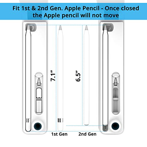 Apple Pencil Case and Stand, Suitable for 1st and 2nd Generation Carrying Case for Apple iPad Pencil, Automatic Opening and Closing Function, Protective Cover Pen