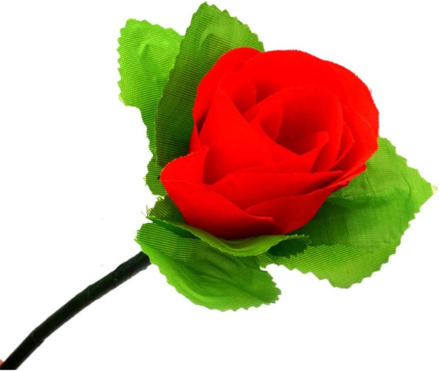 Enjoyer Folding Appearing Rose Flower Magic Tricks Magician Gimmick Illusion Stage Close Up Magic Props,5 Pcs/Lot - Image 3
