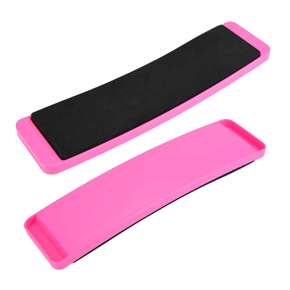 SolUptanisu Balance Board, Pink Plastic BALANCE_BOARD for Ballet Dancers, Figure Skaters, Social Dancers, Gymnasts, Curlers and Cheerleaders, Improve Skills, Standard Specification