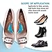 High Heel Pads for Women with 4D High Heel Cushion & Arch Supports Anti-Sweat Comfortable High Heel Inserts Relieve Plantar Fasciitis, Arch Pain,Ball of Foot Pain and Heel Pain (Black)