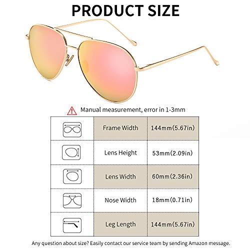 4 SUNGAIT+Lightweight+Oversized+Aviator+sunglasses
