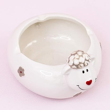 Amazon Co Jp 灰皿 携帯灰皿 Hwhgz かわいい漫画の動物 セラミック灰皿大コーヒーテーブル車車灰皿灰皿 O 23 ホーム キッチン