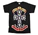 Guns N' Roses Appetite for Destruction Cross Black T-Shirt Black X-Large
