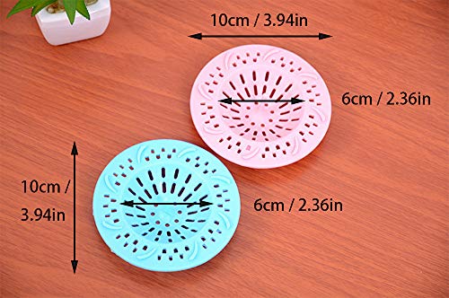 OkayCare Shower Drain Trap Covers Hair Catcher, Rubber Hair Stopper Sink Strainer Drain Cover Silicone Filter for Shower, Sink, Bathroom and Bath Tub (Yellow) - Thumbnail 6