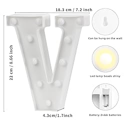 Laerjin Light Up Letters, Marquee Letters with