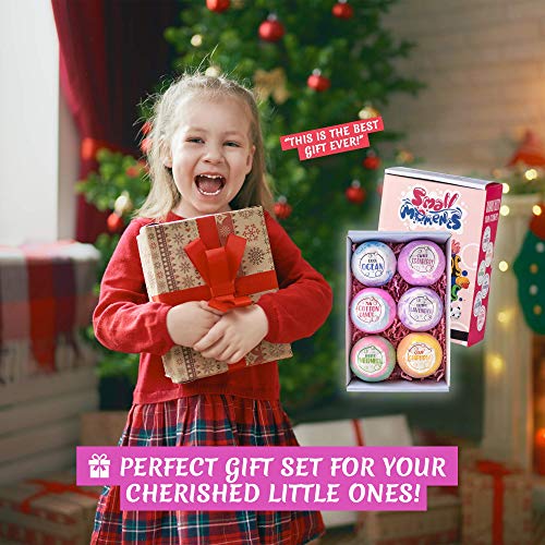 Bath Bombs for Kids with Surprise Squishy Toys and Necklaces Inside