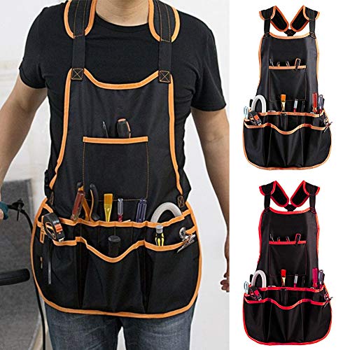 image for Lovt Apron Protective with Tool Pockets Oxford Cloth Waterproof Profes
