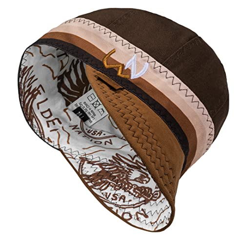 Welder Nation 8 Panel Welding Cap, Durable, Soft 10 Oz Cotton Duck