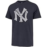 47 MLB Men's Official Distressed Cooperstown Primary Logo Premier Franklin T-Shirt