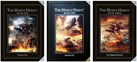The Horus Heresy Book One, Two, Three Bundle: Betrayal, Massacre, Extermination (Warhammer 40,000 40K 30K Forge World)