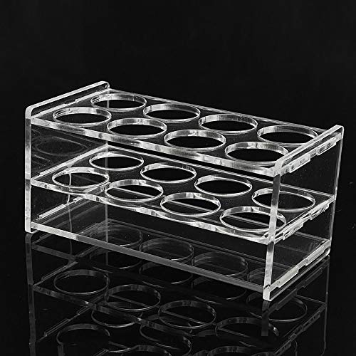 8 Holes Plastic Test Tube Rack Testing Tubes Holder Lab Test Tube Storage Stand 2.8cm Hole Diameter Test Tube Stand Shelf Test Tubing Racks Bracket, Lab School Supplies Laboratory Equipment - Thumbnail 7