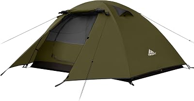 Forceatt 2 Man Camping Tent Easy Setup Lightweight Dome PU3000 Waterproof