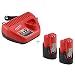 Topbatt Replacment M12 2.0Ah Battery and Charger for Milwaukee 10.8V-12V Lithium Ion 48-11-2440 48-11-2402 48-11-2411 primary