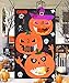 heytech Halloween Toss Games Pumpkin Bean Bag Toss Games + 3 Cute Bean Bags, Halloween Decorations Halloween Games for Kids Party Favor