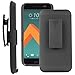 SOJITEK HTC 10 Holster Case 2 in 1 Hybrid Hard Shell Holster Combo with Kickstand & Belt Clip
