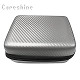 Careshine Protective Carry Case Bag for Portable Dental Surgical Medical Binocular Loupe & LED Light Set (Silver) 