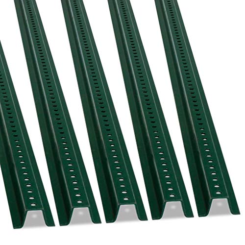 SmartSign UChannel Sign Post, Heavy Duty 6' Tall Baked Enamel Steel Post Pack Of 5 on