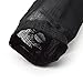 Plastic Sack Holder Dispenser ShineMe® Hanging Storage Folding Mesh Garbage Bag Trash Bags Organizer Recycling Grocery Pocket Containers for Kitchen (Black) (1pack)