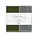 IPPINKA Nawrap Binchotan Dishcloth, Naturally Anti-Odor, Moss Green X Charcoal