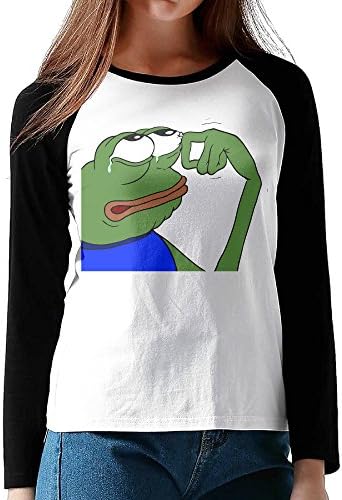 Crying Pepe The Frog Tears Women's Long Sleeve Shirt