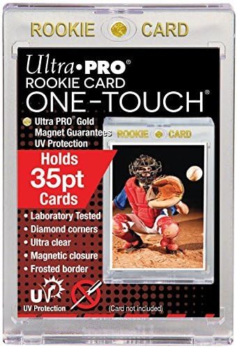 Ultra Pro - 2-1/2 Inch x 3-1/2 Inch 35pt UV Rookie One-Touch Magnetic Holder, Multi-coloured, 2.5 x 3.5 inches