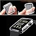 PEYOU Compatible for Apple Watch Series 3 Case 38mm, TPU HD Clear [Anti-Bubble] Screen Protector All-Around Protective Ultra-Thin Case Compatible for iWatch Apple Watch Series 3/2/1 38mm [2 Pack]