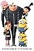 11 Inch Gru Agnes Edith Margo Minions Despicable Me 3 Wall Decal Sticker Minion Removable Peel Self Stick Adhesive Vinyl Decorative Art Kids Room Home Decor Children 8 by 11 1/2 Inch