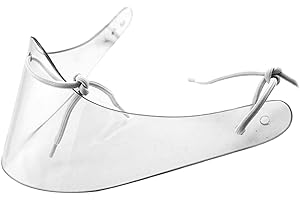 Ice Hockey Helmet Goalie Clear Neck Throat Guard Protective for Youth Junior