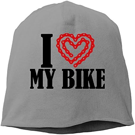 HNJI0JIAA Vintage Unisex-Adult I Heart My Bikes - Biking Bicycle Riding Winter Caps DeepHeather