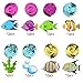 30Ct Under The Sea Party Decorations,Fishing Hanging Swirl Decorations - Clownfish Flounder for Girls,Boys,Kids Home,Classroom,Baby Shower,Birthday Party