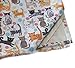 Sunshine Vibes Cat Tea Towels Set of 2 100% Cotton cat Lover Pattern with Hanging Loop; to Tackle All of Your Drying, Wiping and Cleaning Kitchen tasks for cat Lover!