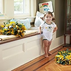 Gerber NFL Green Bay Packers 3 Pack Ruffle Sleeve