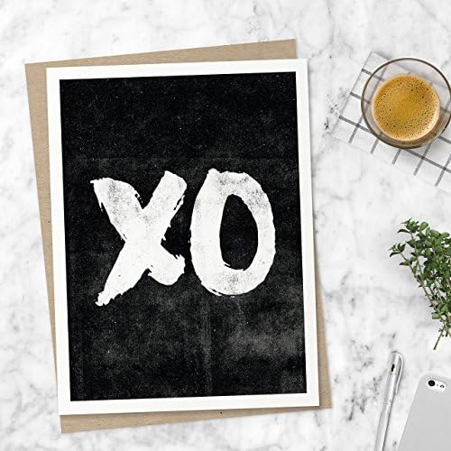 XO Love and Kisses Inspirational Print Home Decor Typography Poster Wall Art