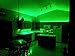 Zone Tech 30cm Flexible Waterproof Green Light Strips – 8-Pack LED Car Flexible Waterproof Green Light Strips