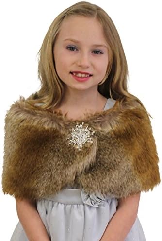 Faux Fur Wedding Wrap Flower Girl