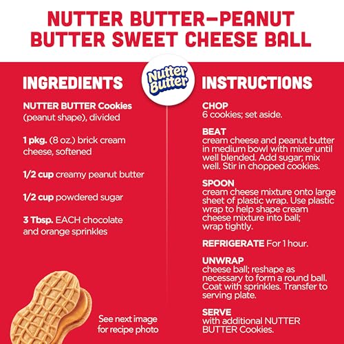 NUTTER BUTTER PEANUT BUTTER SANDWICH COOKIES, FAMILY SIZE, 16 OZ