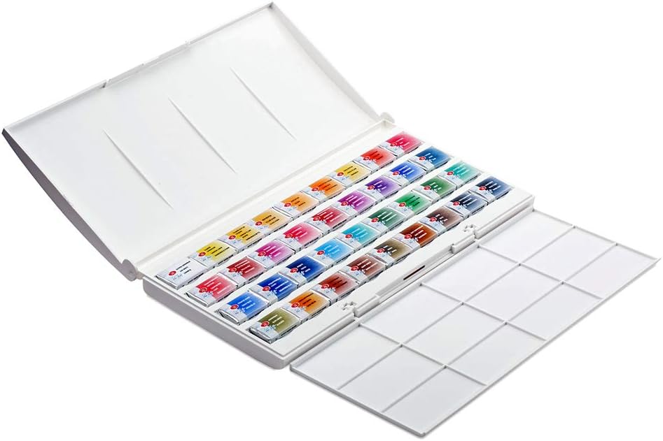 St Petersburg White Nights : Watercolour Paint : 36 Pan Set