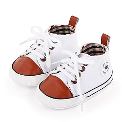 KKIIDDSS Unisex Baby Girls Boys Canvas High-top